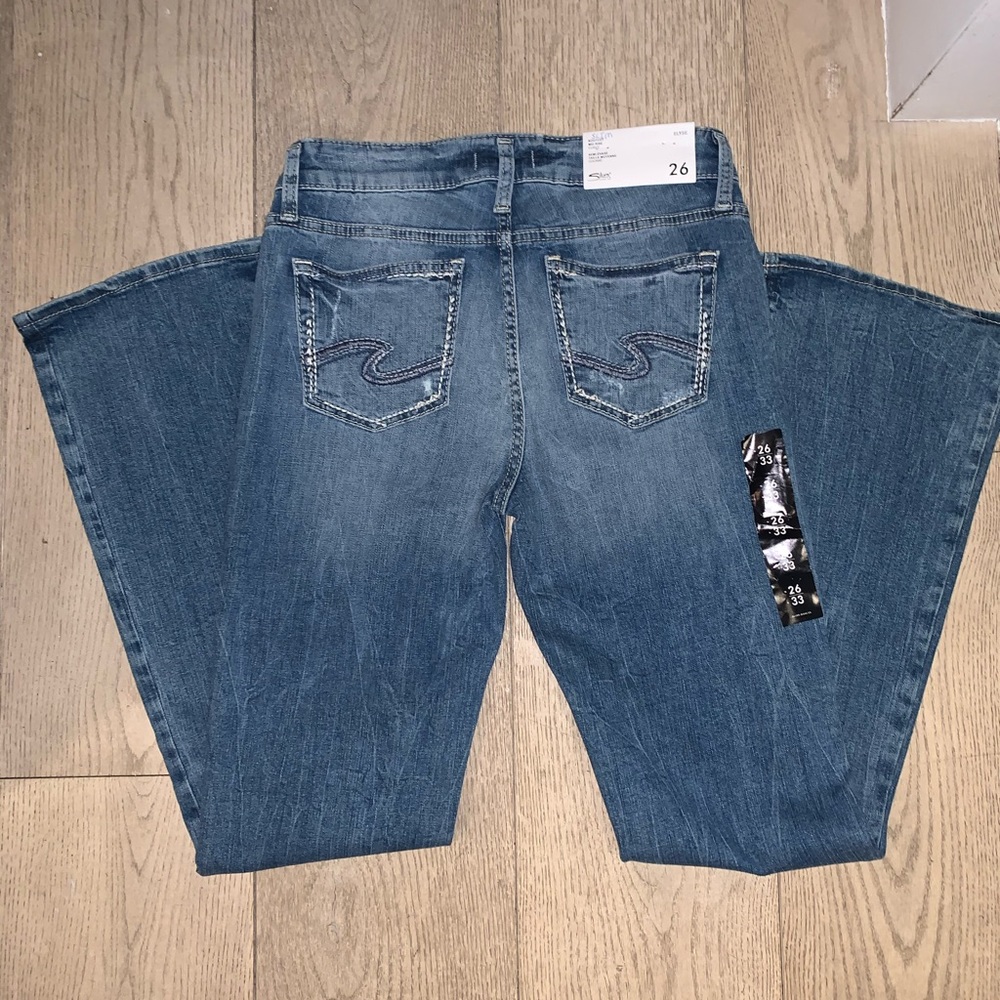 Silver Jeans Elyse slim boot cut jeans